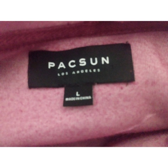 Pacsun Los Angeles Womens Pullover Hooded Sweatshirt Hoodie Size Large Purple - Picture 5 of 5